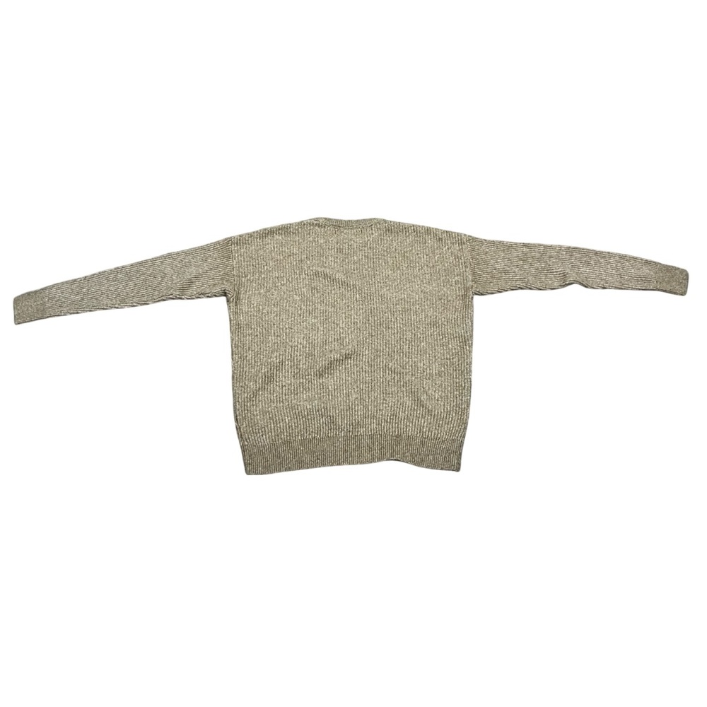 H&M Crewneck Pull Over JumperKnit Sweater In Tan Preppy Old Money Fisherman - Picture 4 of 8